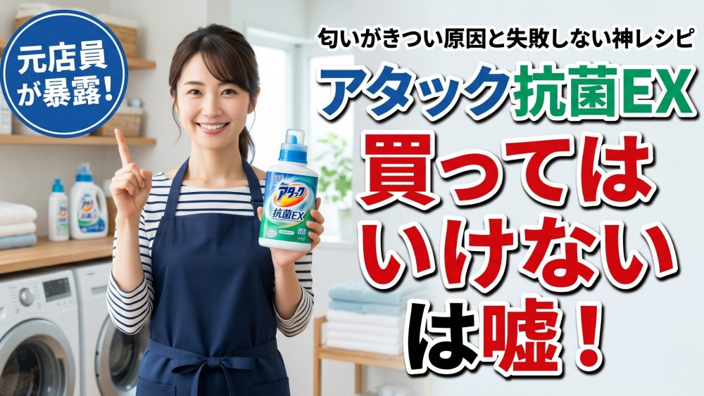 アタック抗菌EXの匂いがきついは嘘