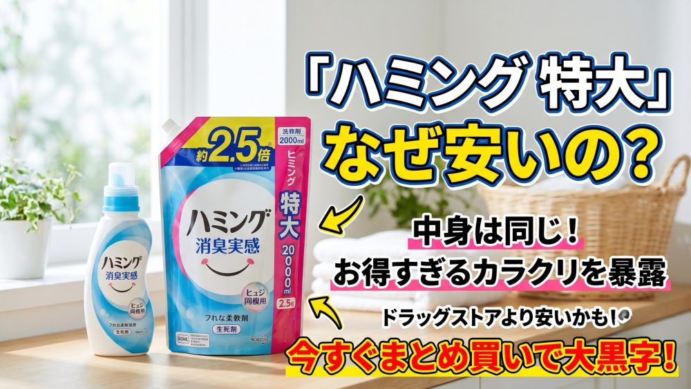 ハミング特大は、なぜ安い