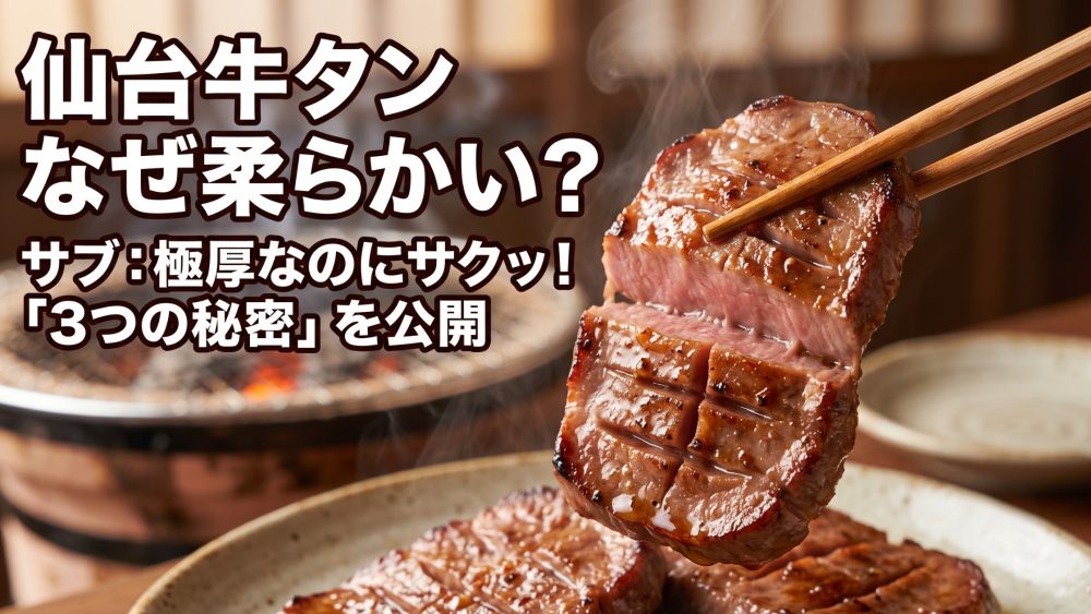 仙台牛タン　なぜ柔らかい